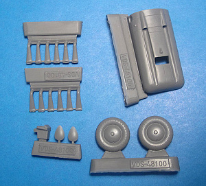 Additions (cast) 1/48 Heinkel He 51B Exterior set (for Roden/Eduard) (Vector) 