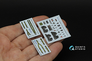 P-40N Warhawk 3D-Printed & coloured Interior on decal paper (Eduard)