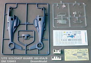 Model kit 1/72 HH-65A/B U.S.COAST Guard Helicopter (Dream Model) 