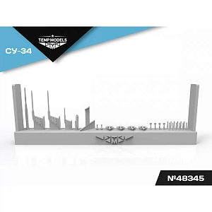 Additions (3D resin printing) 1/48 HIGHLY DETAILED SENSING UNITS SU-34 (Temp Models)