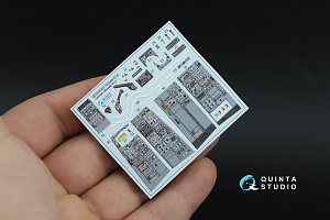 Tornado ECR German 3D-Printed & coloured Interior on decal paper (Revell) (Small version) (with 3D-printed resin parts)