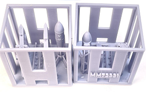 Additions (3D resin printing) 1/72 Bombs with UMPK FAB-250M62+pylon+decals. 2pcs) (Mazhor Models)