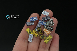 Southeastern U.S. License Plates 1950-1960 Pt.1 (All kits) (with metal base)