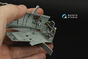 SBD-1/SBD-2 Dauntless Pilot's cockpit 3D-Printed & coloured Interior on decal paper (Accurate Miniatures/Academy/etc)