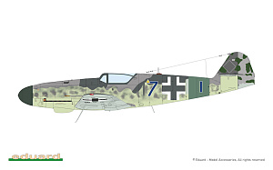 Model kit 1/72 KURFÜRST Bf-109K-4 - Dual Combo - Limited Edition (Eduard kits)