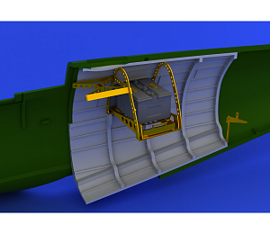 Additions (3D resin printing) 1/48 Spitfire Mk. IX Advanced (designed to be used with Eduard kits)