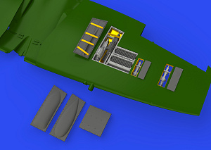 Additions (3D resin printing) 1/48   Supermarine Spitfire Mk.Vc gun bays (designed to be used with Eduard kits)
