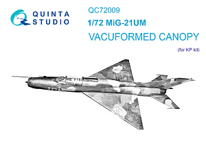 MiG-21UM vacuumed clear canopy (KP)