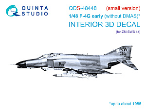 F-4G early 3D-Printed & coloured Interior on decal paper (Zoukei Mura SWS) (Small version)