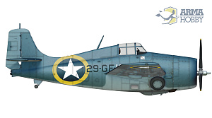 Model kit 1/72 F4F-4 Wildcat 'Operation Torch' (3x camo) (Arma Hobby)