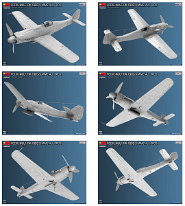 Model kit 1/48 Focke-Wulf Fw-190D-9 Mimetall Prod. (MiniArt)