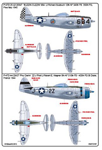 Decal 1/72 Republic P-47D Thunderbolt 44-20437 (Kits-World)