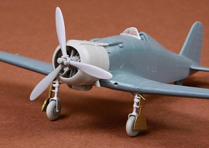 Additions (3D resin printing) 1/72 Fiat G.50 Propeller set (designed to be used with Fly kits) [Fiat G.50bis/AS]