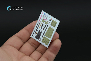 Ka-52 3D-Printed & coloured Interior on decal paper (Trumpeter) (with 3D-printed resin parts) 
