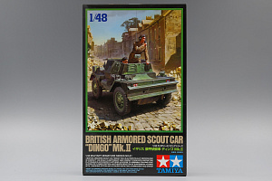 Model kit 1/48 British Armored Scout Car "Dingo" Mk.II (Tamiya) (damage box)