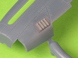 Aircraft detailing sets (resin) 1/72 P-51 Mustang - carburator air filter cover - RAF louvred type - version B (Eduard)