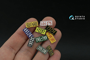 Southwestern U.S. License Plates 1910-1940 (All kits) (with metal base)