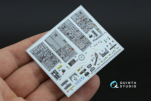 Tornado IDS German 3D-Printed & coloured Interior on decal paper (Italeri) (Small version) (with 3D-printed resin parts)