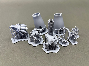 Additions (3D resin printing) 1/72 Dervent-V engine (KepModels)