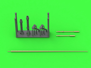 Military vehicle detailing sets (brass) 1/35 Pz.Kpfw.I Ausf.A - MG-13K gun barrels & antenna (designed to be used with Dragon, Tamiya and Tristar and other kits)[Panzerkampfwagen I Ausf.B]