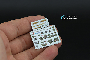 A6M5 Zero (Nakajima Production) 3D-Printed & coloured Interior on decal paper (Eduard)