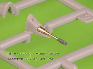 Aircraft detailing sets (brass) 1/48 Douglas A-4 Skyhawk - Colt Mk12 20mm autocannon barrels