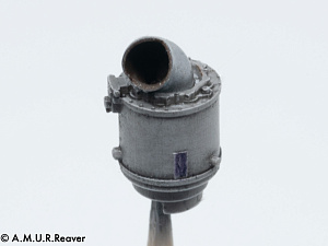 Additions (3D resin printing) 1/48 Rolls-Royce Turbomeca Adour engine nozzles for SEPECAT Jaguar models (A.M.U.R.Reaver) 