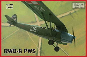 Model kit 1/72 RWD-8 PWS Polish trainer plane (IBG Models)