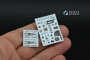 DH Mosquito B Mk.IV/PR Mk.IV 3D-Printed & coloured Interior on decal paper (Tamiya)