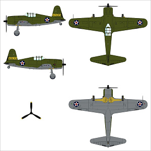 Model kit 1/72 Vultee P-66 Vanguard (Dora Wings)
