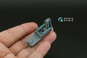 MiG-21MF (Moscow plant) 3D-Printed & coloured Interior on decal paper (Eduard) (with 3D-printed resin parts)