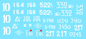 Decal 1/72 T-34-85 (especially for the model T-34 ZVEZDA_5039) (Colibri Decals)