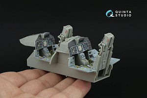 Eurofighter Typhoon Twin-seater (Powered-up Displays) 3D-Printed & coloured Interior on decal paper (Trumpeter)