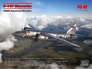 Model kit 1/48 B-26F Marauder, American WWII Bomber (ICM)