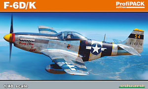 Model kit 1/48 North-American F-6D/K Mustang Profipack edition (Eduard kits)