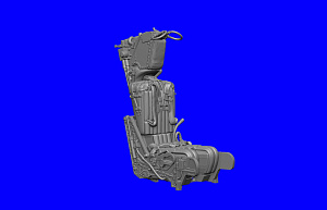 Additions (3D resin printing) 1/48 EJECTION SEAT F-14 EARTY (RESArm)