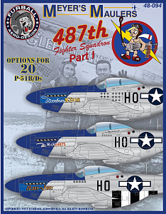 Decal 1/48 "Meyers Maulers Part1" (Furball Aero-Design)