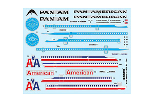 Model kit 1/144 Boeing 707-321 Pan American (Roden)
