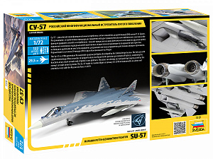 Model kit 1/72 Sukhoi Su-57 Frazor (Felon) (Zvezda)