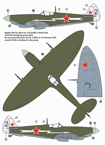 Decal 1/48 Supermarine Spitfire Mk.VB/PR Mk.IV Lend-Lease Supermarine Spitfire (AML)