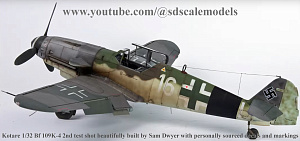 Model kit 1/32 Messerschmitt Bf-109K-4 (Kotare)