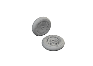 Additions (3D resin printing) 1/72 Focke-Wulf Fw-190D wheels (designed to be used with IBG Models kits)