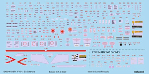 Decal 1/48 F-104J Eikó stencils (EDU/HAS)