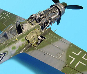 Additions (3D resin printing) 1/32 Focke-Wulf Fw-190D gun bay designed to be used with Hasegawa and Hobby 2000 kits) 