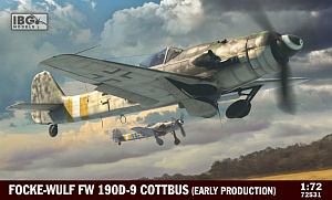 Model kit 1/72 Focke-Wulf Fw-190D-9 Cottbus (Early Production) (IBG Models)