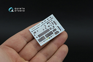 AH-1W 3D-Printed & coloured Interior on decal paper (Trumpeter)  (Small version)