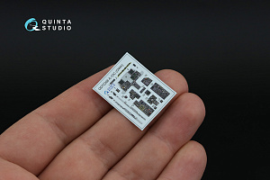 A-10C 3D-Printed & coloured Interior on decal paper (GWH)