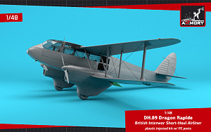 Model kit 1/48 de Havilland DH.89A Dragon Rapide Railway Air Services (Armory)