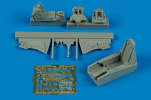 Additions (3D resin printing) 1/72 Douglas A-4E/A-4F Skyhawk cockpit (designed to be used with Fujimi and Hobby 2000 kits)