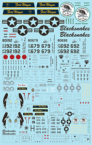 Decal 1/32 1/72     Fairchild A-10C Hoosier Hawgs TB72111 combined with TB32072  (Two Bobs)